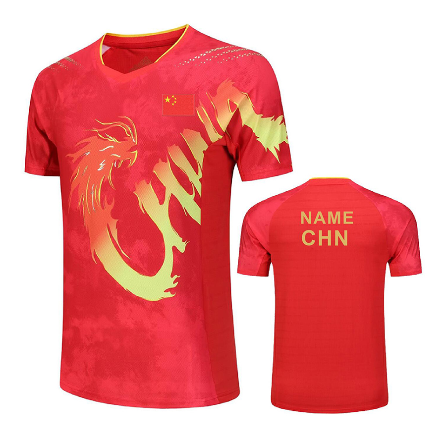 Custom Text 2024 CHINA Dragon  - đánh giá và giá Table Tennis Team Championship